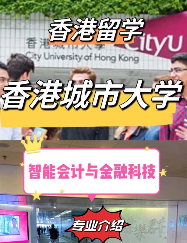 香港城市大學智能會計與金融科技碩士怎么樣？申請條件如何？